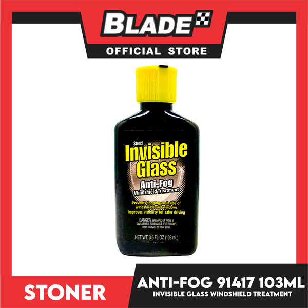 Stoner 91417 Invisible Glass Anti-Fog Windshield Treatment 103ml –